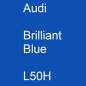 Preview: Audi, Brilliant Blue, L50H.